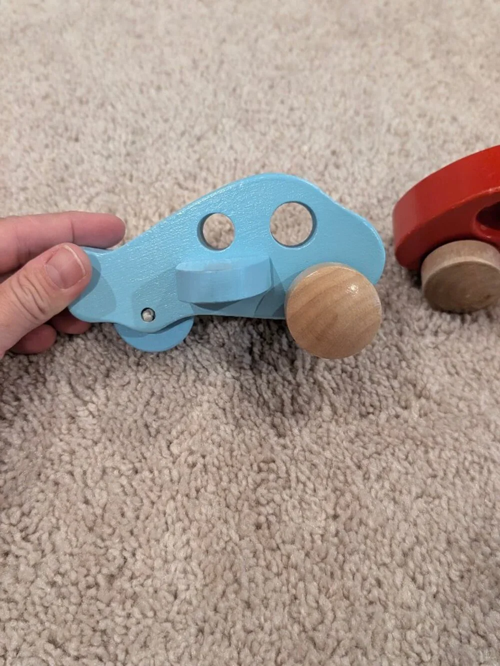 Hape Wooden Airplane and Car set